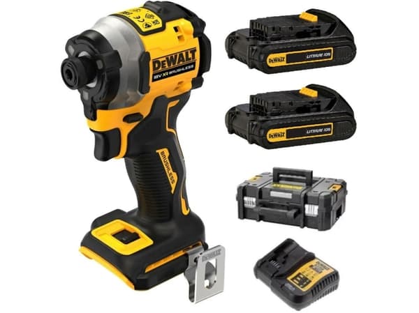 18v impact driver 3 gears; 208nm; trunk; 2x2ah