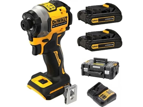 18v impact driver 3 gears; 208nm; trunk; 2x2ah