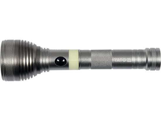 Yato YT-08588, Käsikokoinen taskulamppu, Alumiini, Alumiini, Painikkeet, IP20, III Alumiini
