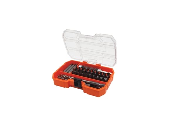 Black & Decker A7234-XJ, 12 styck, Insex (brittiska enheter), Phillips, Pozidriv, 45 styck