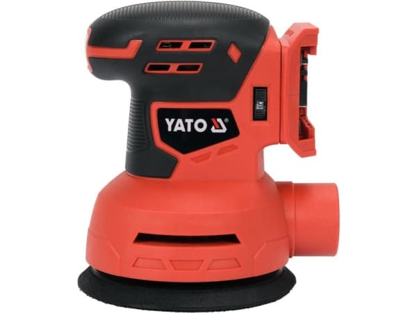 Yato YT-82753, Eksentersliper, Selvklebende, Sort, Oransje, 12000 RPM, 2 mm, 73,7 dB - SOLO