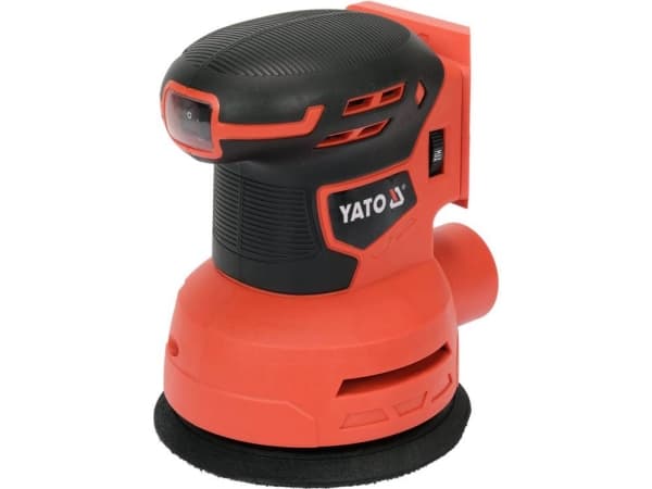 Yato YT-82753, Eksentersliper, Selvklebende, Sort, Oransje, 12000 RPM, 2 mm, 73,7 dB - SOLO