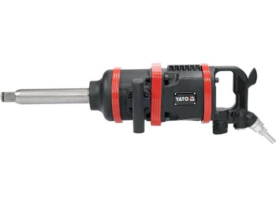 Yato YT-09618, Pneumatisk spärrnyckel, Borstlös, Svart, Röd, 1/2", 5000 RPM, 480 nm