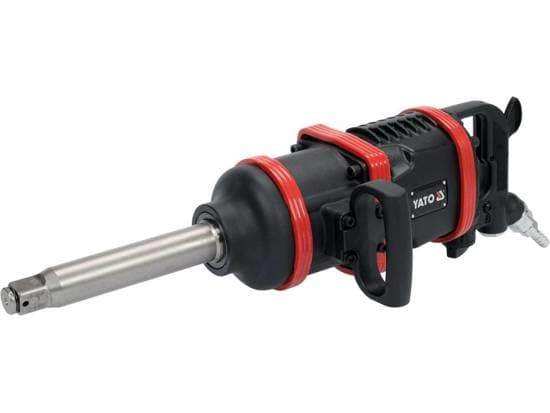 Yato YT-09618, Pneumatisk spärrnyckel, Borstlös, Svart, Röd, 1/2", 5000 RPM, 480 nm