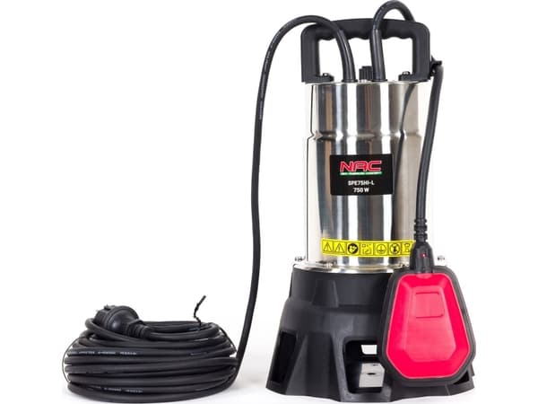NAC Pompa Do Wody Brudnej 750W 15000l/h (SPE75INOX-L)