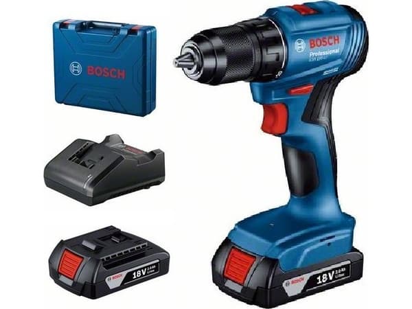 Wiertarko-wkrętarka Bosch GSR 185-Li 18 V 2 x akumulator 2 Ah (06019K3000)