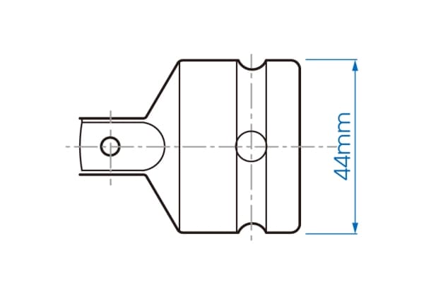 Kraft overganger stykke 6864P i:3/4''u:1/2''