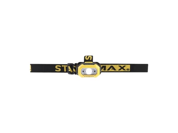 Stanley FMHT81509-0, Huvudbånd lommelygte, Sort, Gul, IP54, 1 Lampe( r), 50 lm, 200 lm
