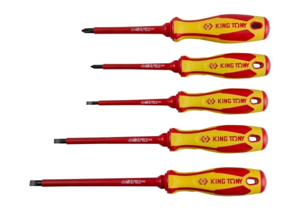 KING TONY ISOLERTE SKRUTREKKERS SET 5 stk. 30615MR