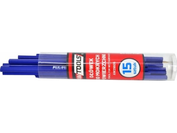 AWTOOLS KB WET SURFACE PAINTING PENCIL 15 kpl SININEN