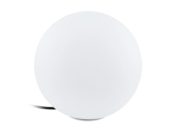 EGLO Monterolo-Z, Golvbelysning för utomhusbruk, Svart, Vit, Plast, IP65, II, Vit