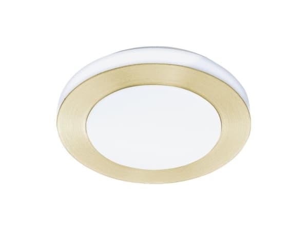 EGLO Led Carpi, 3 ampuller, LED, 3000 K, 1110 lm, IP44, Messing, Hvit