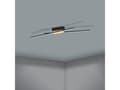 Miniatyrbild 4 av 5: EGLO Panagria, 2 lampor, LED, 3000 K, 3120 LM, IP20, Svart, Brun