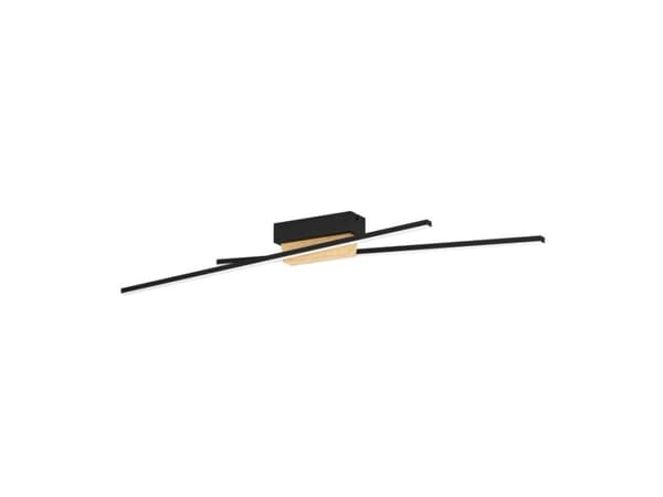 EGLO Panagria, 2 ampuller, LED, 3000 K, 3120 lm, IP20, Sort, Brun Sort, Brun