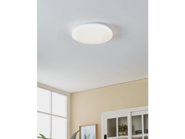 EGLO Frania-S, 1 ampuller, LED, 4000 K, 1850 lm, IP44, Hvit