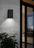 Miniatyrbilde 3 av 3: EGLO CONNECT-Z EREMITANA-Z udendørs væglampe i sort