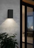 Miniatyrbilde 2 av 3: EGLO CONNECT-Z EREMITANA-Z udendørs væglampe i sort