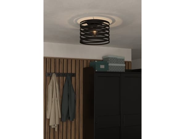 EGLO CREMELLA LOFT E27 Ø370 SORT