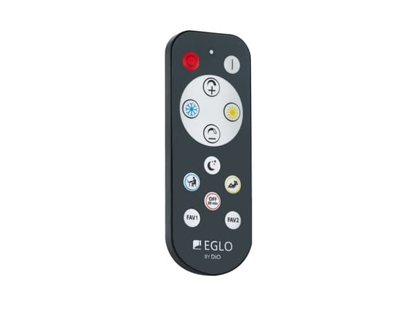 EGLO 900422, LED, 6500 K, 2100 LM, IP20, Svart, Vit