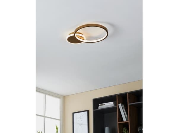 EGLO Gafares, 1 lamppu(a), LED, 6500 K, 2100 lm, IP20, Kulta, Valkoinen