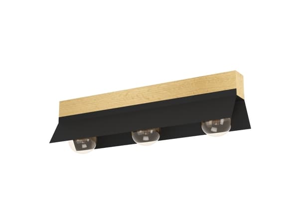 EGLO TARRAFO LOFT 3XE27 L640 SORT FSC