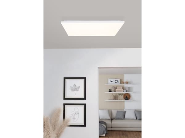 EGLO Trupiana, LED, 6500 K, 2900 lm, IP20, Sort, Hvit