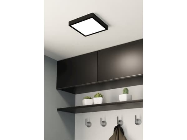 EGLO FUEVA 5 PLAFOND 210X210 17W 2000LM DÆMPB. SORTERE