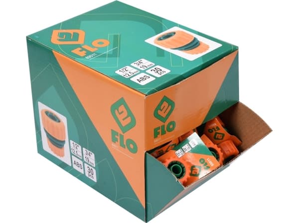 FLO SLANGEKONTAKT 3 / 4-1 / 2 "BOKS - 30 stk. 89011