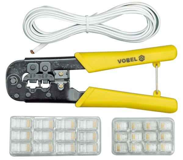 VOREL TANG FOR TELEFONKONKLER MED TILBEHØR 45503