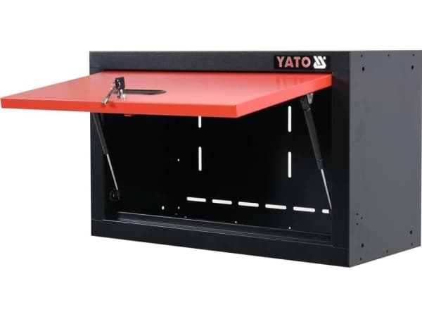 Yato YT-08935, Röd, Svart, Stål, Vägg, 1 dörr/dörrar, Metall, nyckel