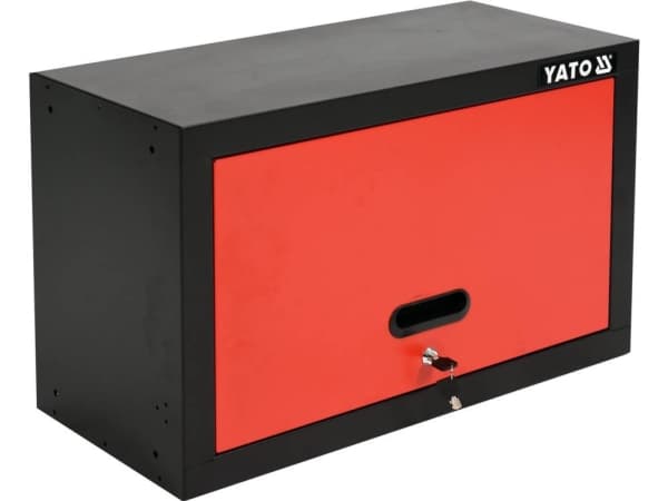 Yato YT-08935, Röd, Svart, Stål, Vägg, 1 dörr/dörrar, Metall, nyckel
