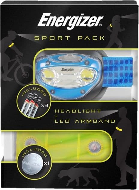 Energizer LED HL Sport Pandelygte inkl. LED Armbånd