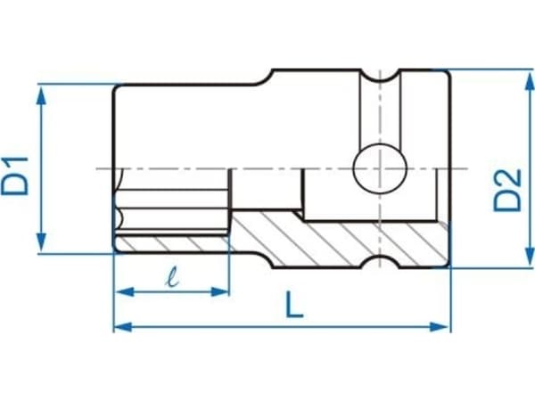 KING TONY 3/4" EFFECT SOCKEL E28