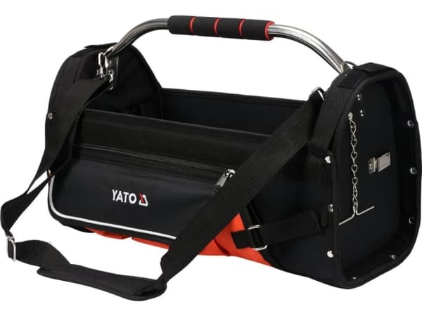Yato YT-74373, Verktygslåda, Polyester, Svart, Röd, 1 styck