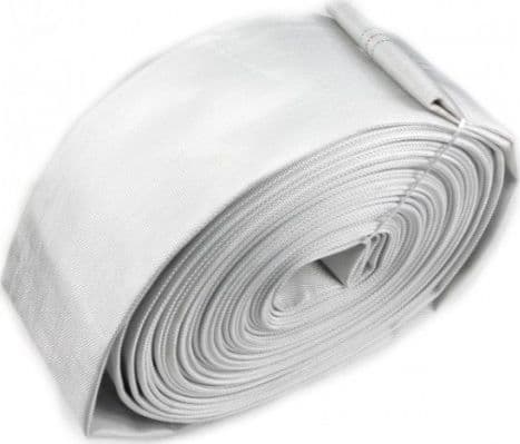 Silver FIRE FIGHTING WATER HOSE 2 "x 20m EX1/2" x20 - 1/2 "x20