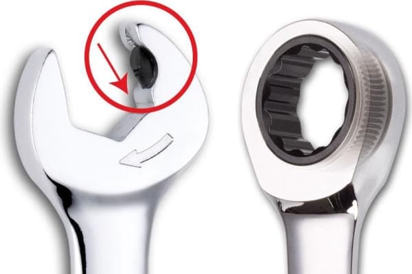 SATA 17mm LOCK-avain kaksitoimisella räikkäakselilla