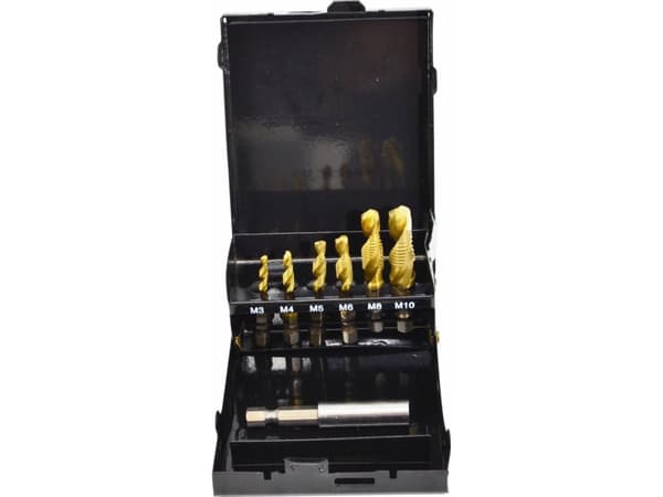 AWTOOLS TRANSBOR M3-M10 7 STK GUL