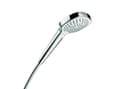 Miniatyrbild 3 av 3: HansGrohe Croma Select E Multi håndbruser 3 stråler krom/hvid