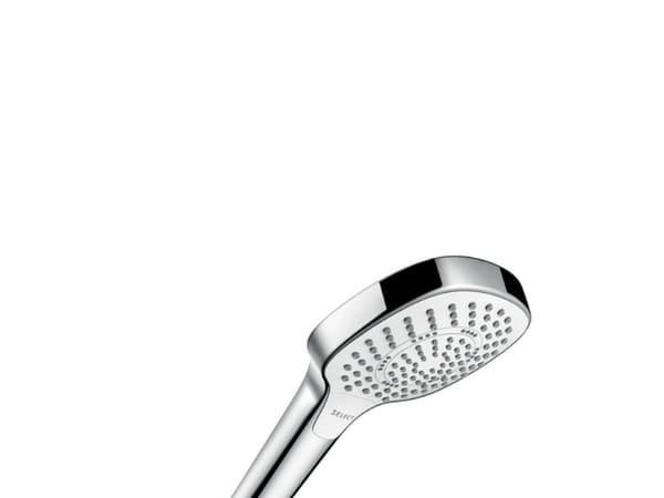 HansGrohe Croma Select E Multi håndbruser 3 stråler krom/hvid