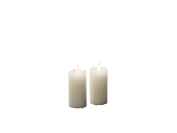 Konstsmide vokslys, 0,06 W, LED, 2 pære(r ), 180 t, Varm hvit, 2400 K Hvit