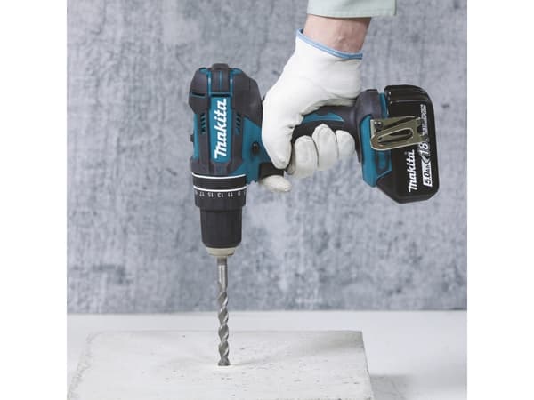 Makita DHP482RFX9 - Slagborrmaskin/skruvdragare - sladdlös - nyckellös chuck 13 mm - 62 N·m - 2 batterier, laddare medföljer - 18 V