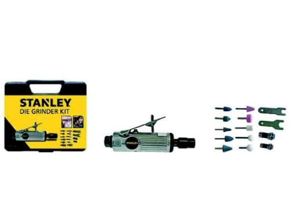 Stanley 160153XSTN, Rettsliper, Sort, Sølv, 25000 RPM, 170 l/min, 6.35 (1/4"), 6 stang