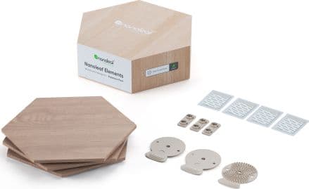 Nanoleaf Elements - Trådlös belysningspanel - sexhörning - wood look (paket om 3)
