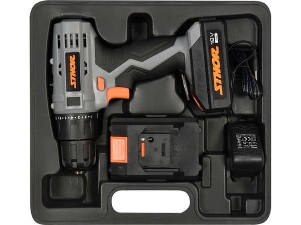 18V bore-/skruemaskine STHOR 78972