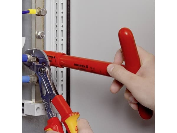 Knipex 87 26 250, Not-og-fjær-tang, 5 cm, 4,6 cm, Kromvanadiumstål, Rød, Gult, 250 mm