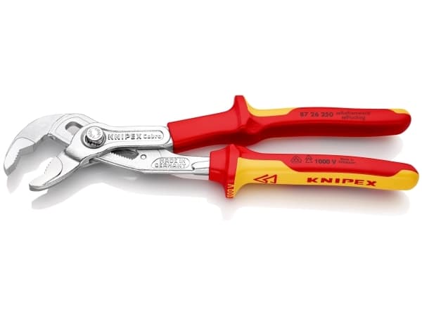Knipex 87 26 250, Not-og-fjær-tang, 5 cm, 4,6 cm, Kromvanadiumstål, Rød, Gult, 250 mm