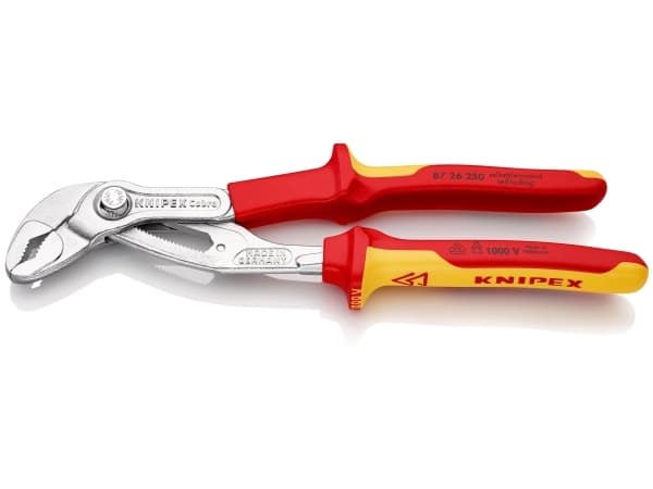 Knipex 87 26 250, Not-og-fjær-tang, 5 cm, 4,6 cm, Kromvanadiumstål, Rød, Gult, 250 mm