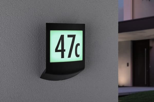Paulmann Padea 94513 LED-talon numerolamppu 8,2 W Antrasiitti
