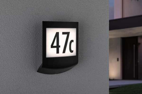 Paulmann Padea 94513 LED-talon numerolamppu 8,2 W Antrasiitti
