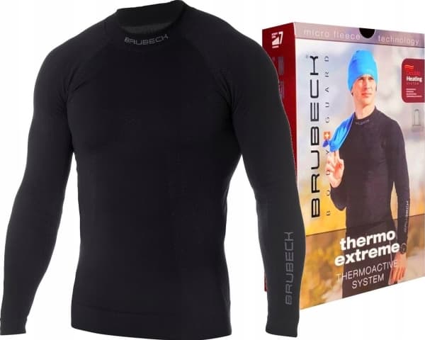 Brubeck LS15290 Men's sweatshirt EXTREME THERMO black L